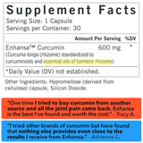 Enhansa Curcumin 600mg Capsules
